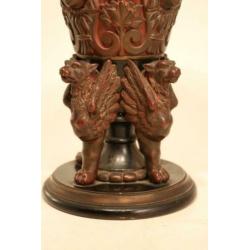19e eeuwse terracotta vaas