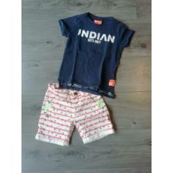 Quapi broek en shirt Indian Blue Jeans maat 110