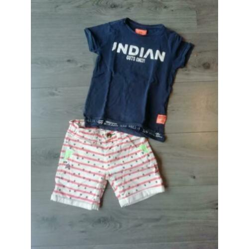 Quapi broek en shirt Indian Blue Jeans maat 110