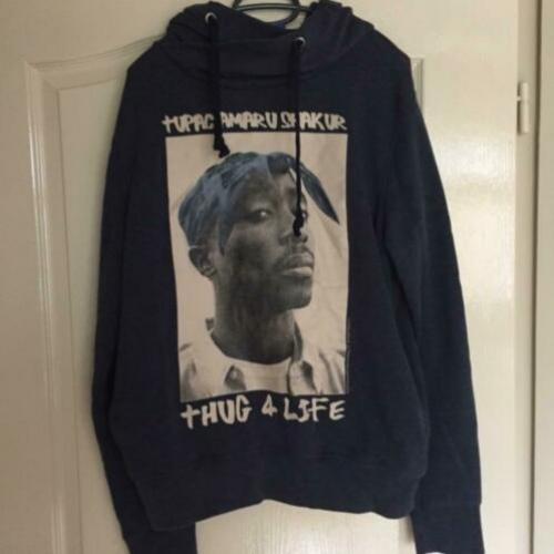 Sweater met Tupac afbeelding