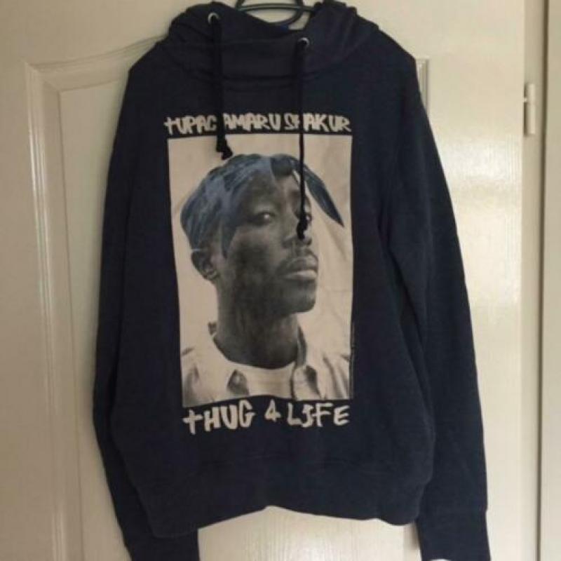 Sweater met Tupac afbeelding