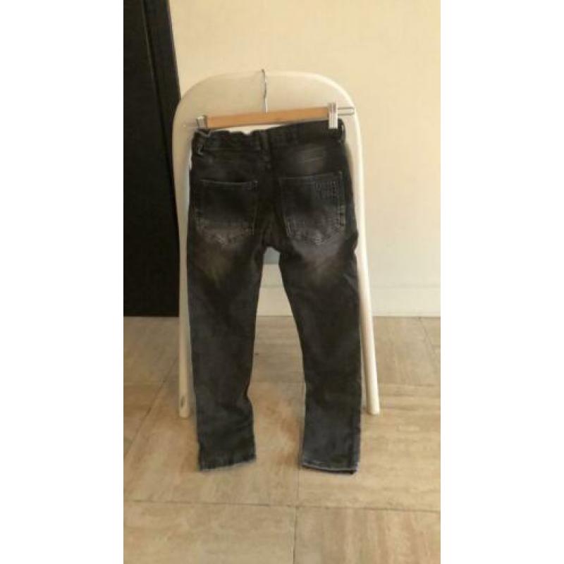 Jeans Crush, donkergrijs,maat 140, nooit gedragen