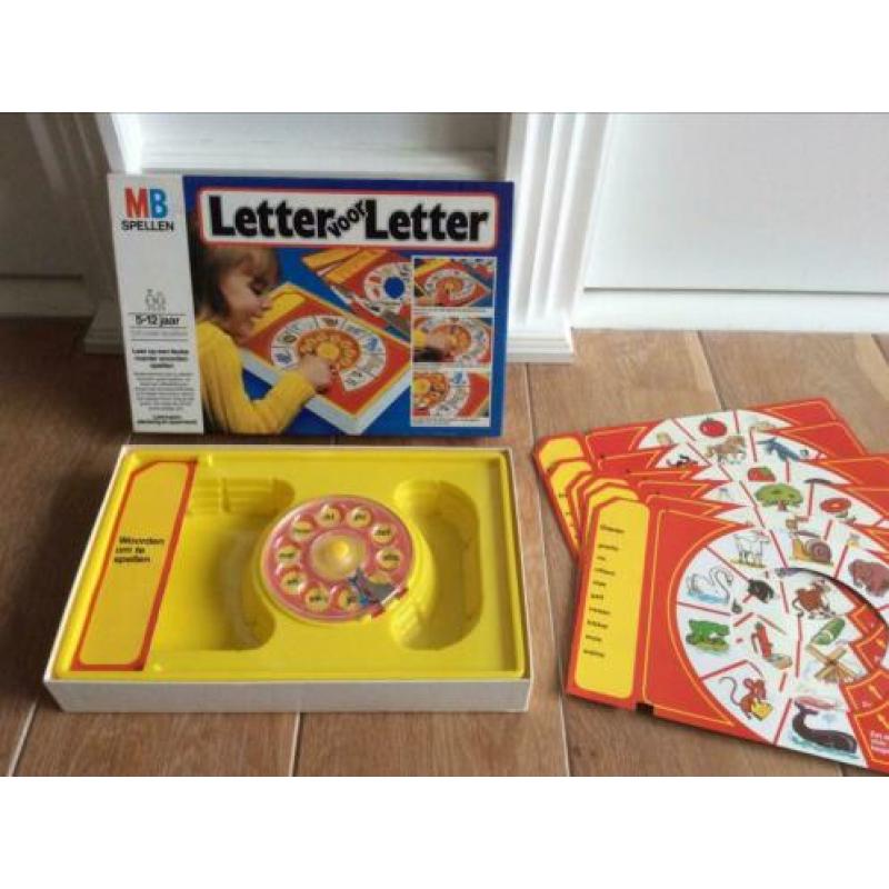 Letter voor letter vintage bordspel van MB. 1980!