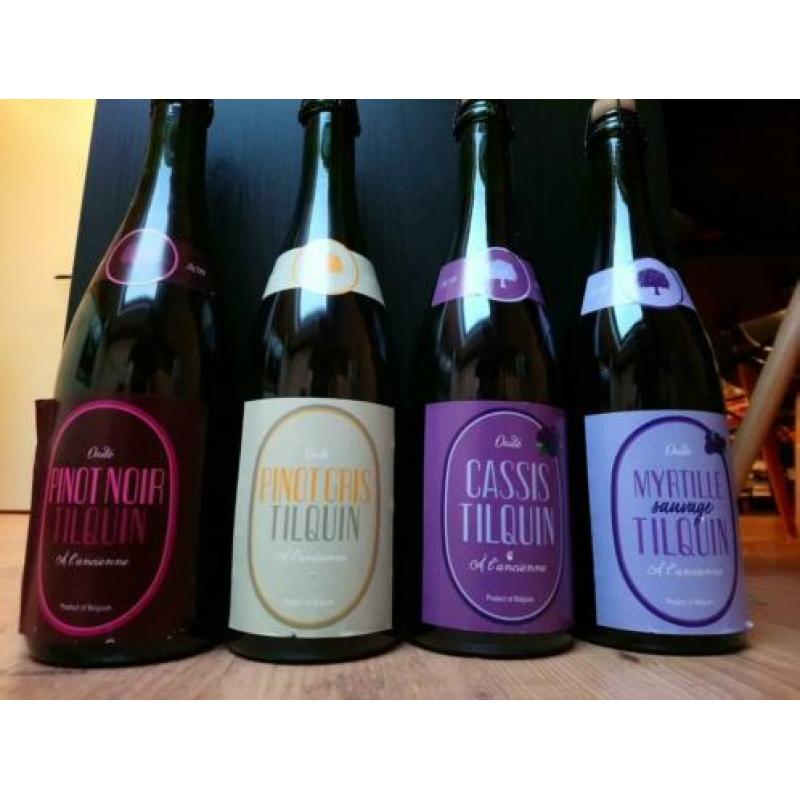 Tilquin Geuze lambiek Pinot Noir Gris cassis Myrtille