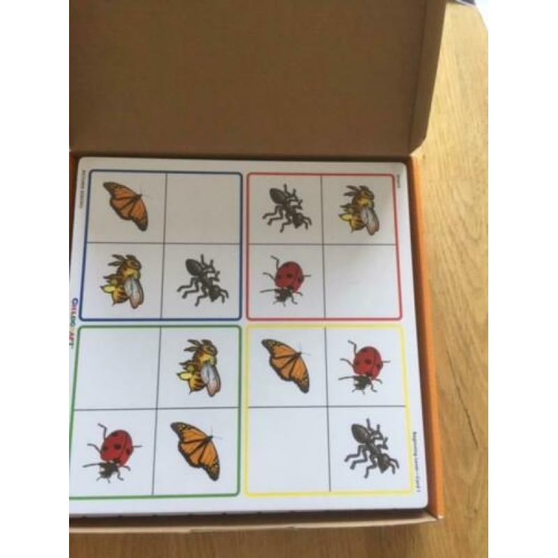 Sudoku spel voor kinderen met insecten