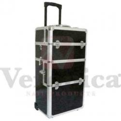 Aluminium nagel trolley 3 in 1 CROCO ZWART