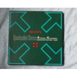 SONY Quadradial Stereo Demonstration Tape 4 Track 4 Channel