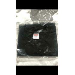 Supreme small box logo tshirt black maat M