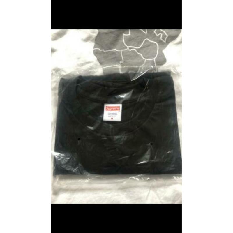 Supreme small box logo tshirt black maat M