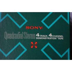 SONY Quadradial Stereo Demonstration Tape 4 Track 4 Channel