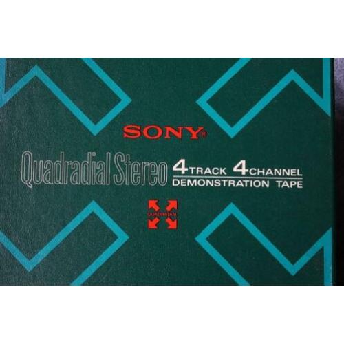SONY Quadradial Stereo Demonstration Tape 4 Track 4 Channel
