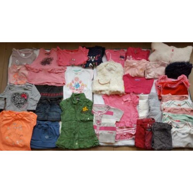 Pakket Meisjes kleding 74 incl. Noppies/Feetje/Babyface