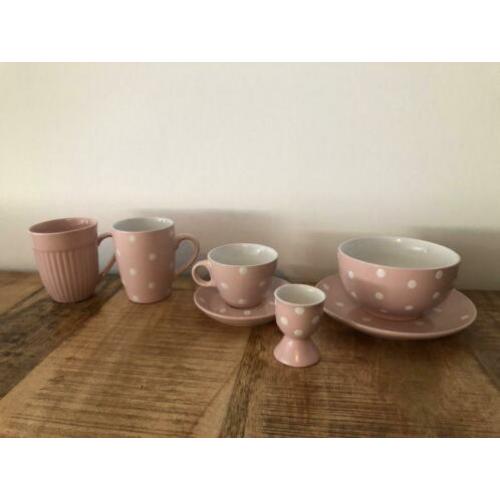 Roze servies