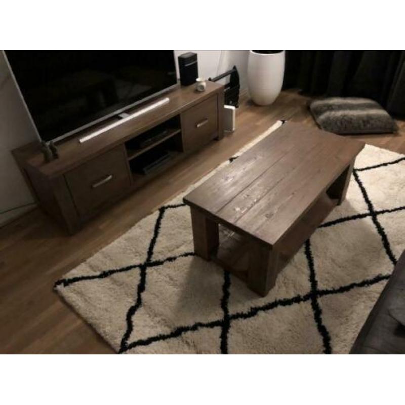 Steigerhouten salontafel