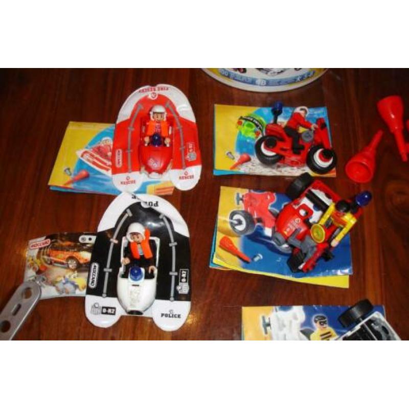 Meccano junior grote XL bouwset + extra setjes in opbergbak!