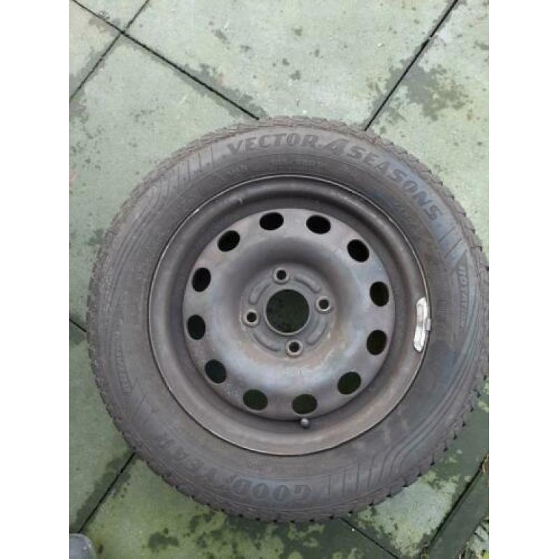 all season banden met velgen 185/65 R14