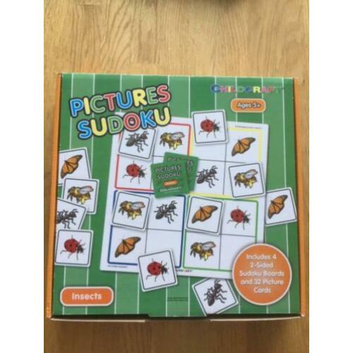 Sudoku spel voor kinderen met insecten