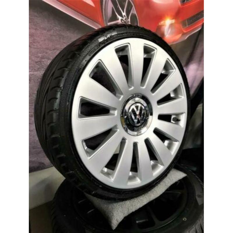 18 inch 5x100 VW Polo Velgen + Zomerbanden