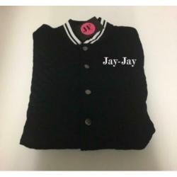 Leuk baseball vest met je eigen naam in maat 152