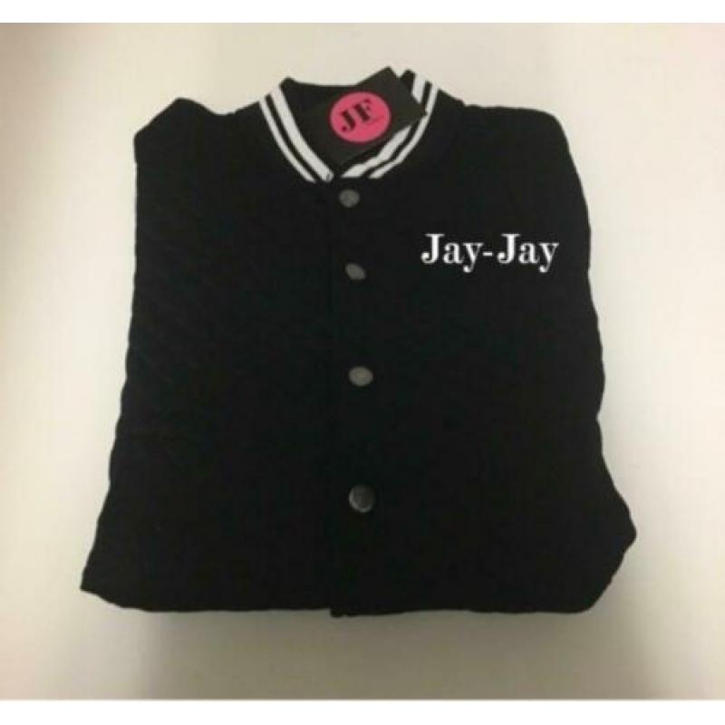 Leuk baseball vest met je eigen naam in maat 152