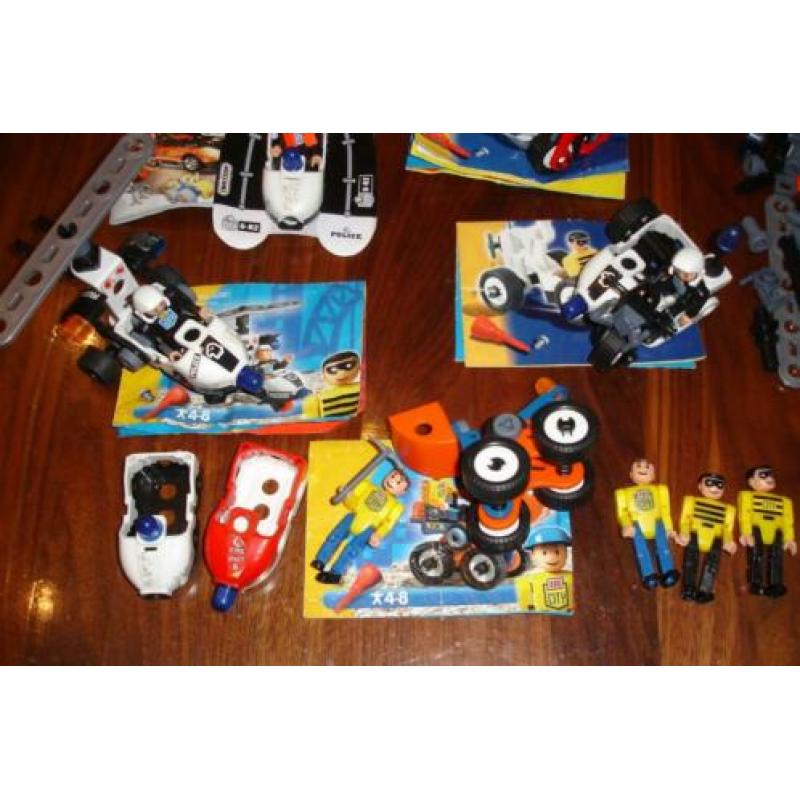 Meccano junior grote XL bouwset + extra setjes in opbergbak!