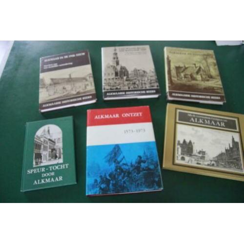 6 boeken Alkmaarse geschiedenis