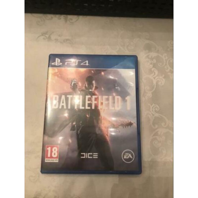 PS4 Battlefield, black ops3, division, destiny & cod ww2