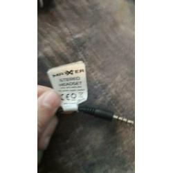 Maxer headset met mic zwart