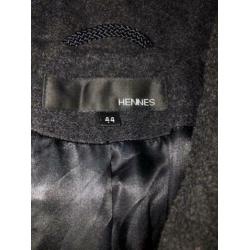 H&M Wollen winterjas donker grijs maat 44