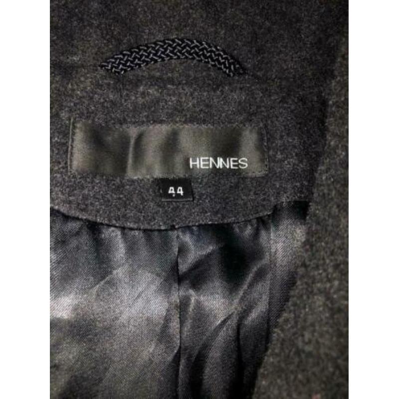 H&M Wollen winterjas donker grijs maat 44