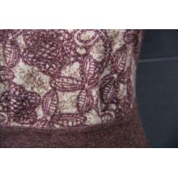 Jurk bruin mt M Lavand winter