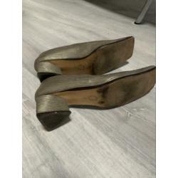Spaanse schoenen instappers blokhak dames maat 40