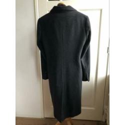 H&M Wollen winterjas donker grijs maat 44