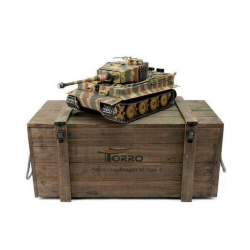 Torro 1:16 RC Tiger I Late Vers. camo BB RC tank