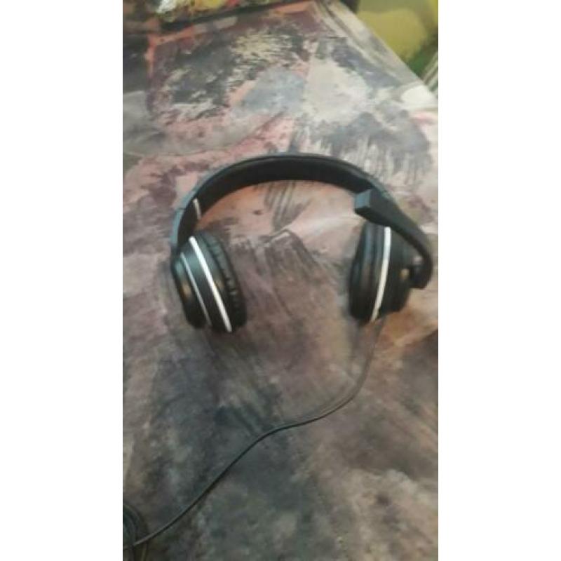 Maxer headset met mic zwart