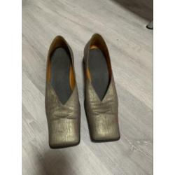 Spaanse schoenen instappers blokhak dames maat 40