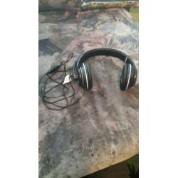 Maxer headset met mic zwart