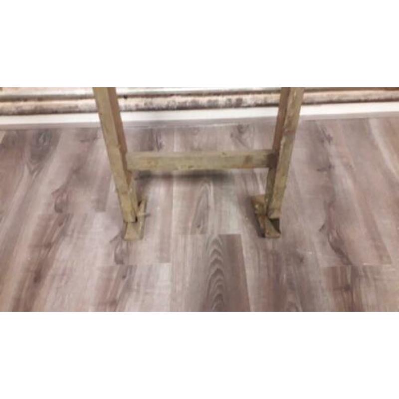 Oude unieke schildersladder