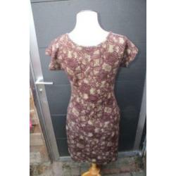 Jurk bruin mt M Lavand winter