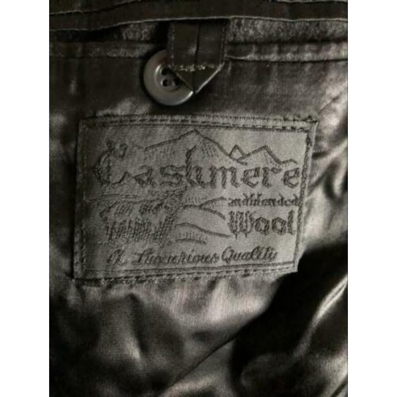 H&M Wollen winterjas donker grijs maat 44