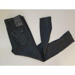 G-star zwarte skinny stretch jeans maat 25 L 32 diesel gstar
