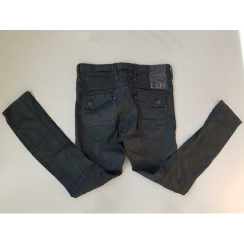 G-star zwarte skinny stretch jeans maat 25 L 32 diesel gstar