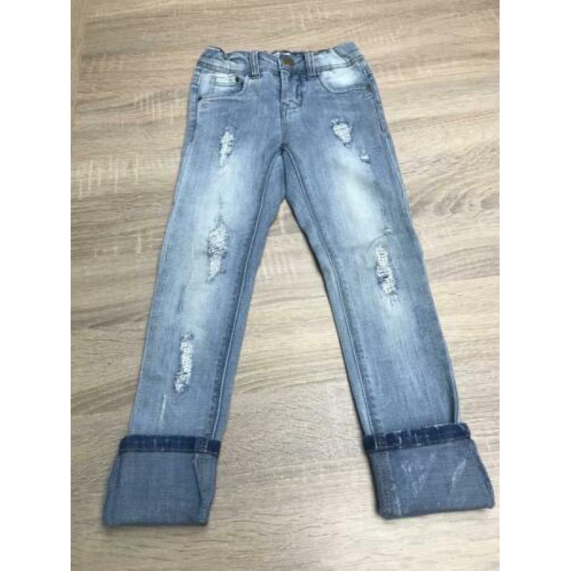 Name it meisjes spijkerbroek skinny 116 jeans zgan