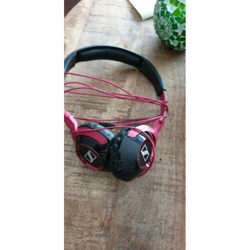 Sennheiser koptelefoon in gaaf rose. Nieuw