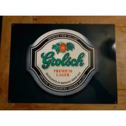 ZGAN reclamebord van Grolsch, mancave, kroeg