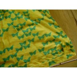 Geel/groen Numph vlinder shirt, maat M = S