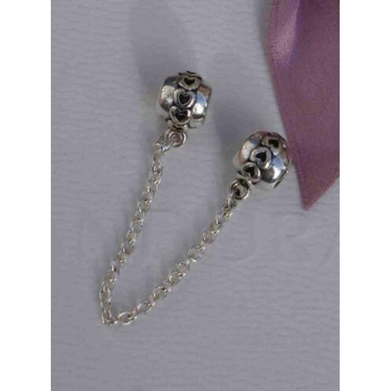 Veiligheidsketting Hartjes hart 6 cm van Pandora 791088