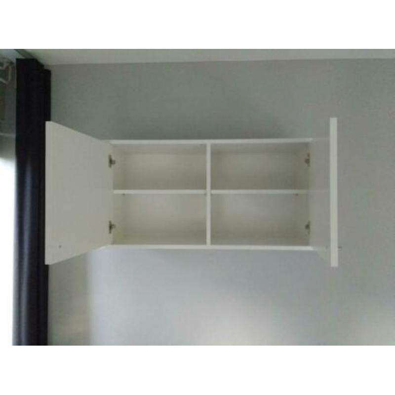 Twee-delig zwevend wandmeubel/tv-meubel (2m en 1m breed)