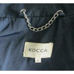 Kocca blauwe jas maat S maat 36