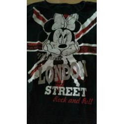 3 t-shirts met lange mouw, longsleeves Minnie mouse